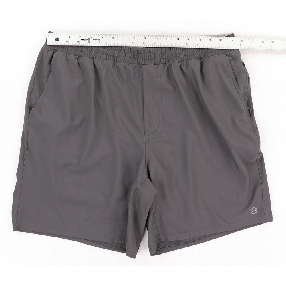 Tasc Recess 8" Shorts Mens XL Gray Lined Running Gym Quick Dry Stretch NWT - Picture 6 of 9